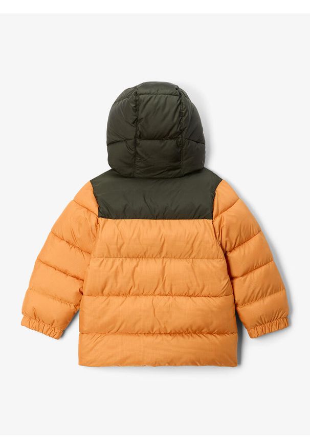 columbia - Kurtka ocieplana dziecięca Columbia Puffect Hooded Jacket. Kolor: żółty
