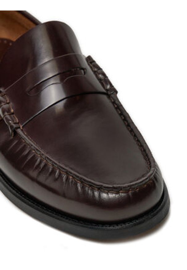TOMMY HILFIGER - Tommy Hilfiger Mokasyny FM0FM05362 Brązowy. Kolor: brązowy. Materiał: lakier, skóra