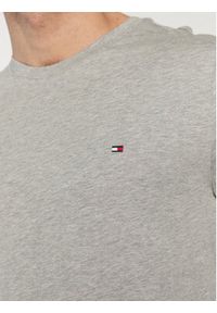 TOMMY HILFIGER - Tommy Hilfiger Longsleeve Logo MW0MW09096 Szary Slim Fit. Kolor: szary. Materiał: bawełna. Długość rękawa: długi rękaw