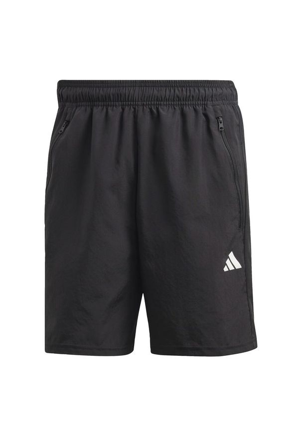 Adidas - Spodenki krótkie treningowe męskie adidas Essentials. Kolor: czarny, biały, wielokolorowy. Materiał: materiał. Długość: krótkie. Sport: bieganie