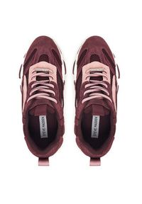 Steve Madden Sneakersy SM11004652 Bordowy. Kolor: czerwony. Materiał: skóra