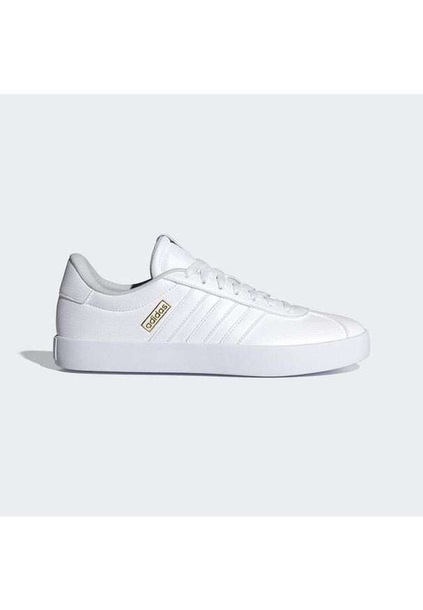 Adidas - Buty VL Court 3.0. Zapięcie: pasek. Kolor: wielokolorowy, biały, żółty. Wzór: aplikacja
