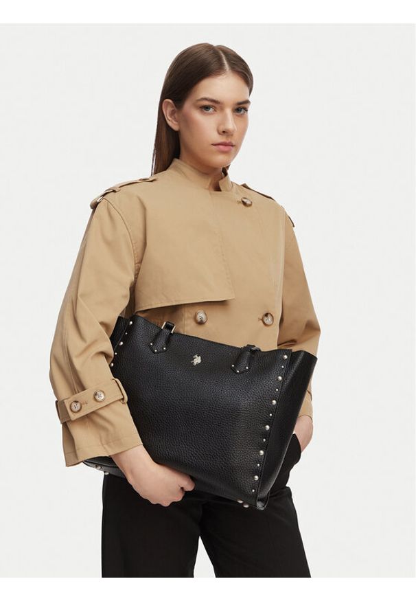 U.S. Polo Assn. Torebka BIUXT8894WVP Czarny. Kolor: czarny. Materiał: skórzane