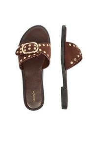 DeeZee Klapki CEO-LB-F9963-YLD Brązowy. Kolor: brązowy. Materiał: materiał #5