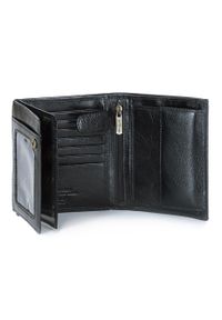 Wittchen - Męski portfel skórzany z herbem duży czarny. Kolor: czarny. Materiał: skóra #5