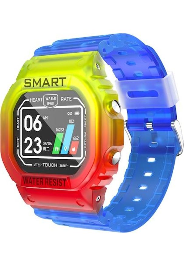 Smartwatch Kumi U2 Niebieski (U2M). Rodzaj zegarka: smartwatch. Kolor: niebieski