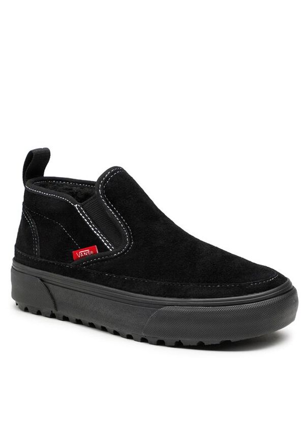 Vans Sneakersy Mid Slip Mte-1 VN0A5KQS4261 Czarny. Kolor: czarny. Materiał: zamsz, skóra