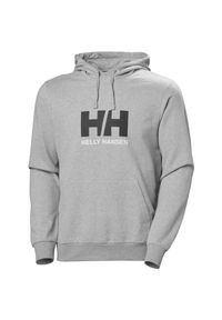 Bluza z kapturem Helly Hansen HH Logo 2.0. Typ kołnierza: kaptur. Kolor: szary. Materiał: bawełna #1