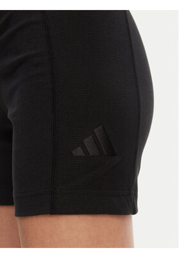 Adidas - adidas Kolarki ALL SZN Rib JJ1231 Czarny Slim Fit. Kolor: czarny. Materiał: bawełna, wiskoza