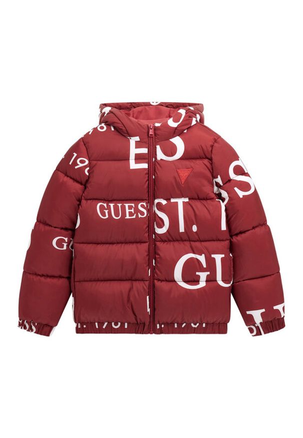 Guess Kids Kurtka zimowa H5BJ00 WCFM0 Granatowy Regular Fit. Kolor: niebieski. Materiał: syntetyk. Sezon: zima