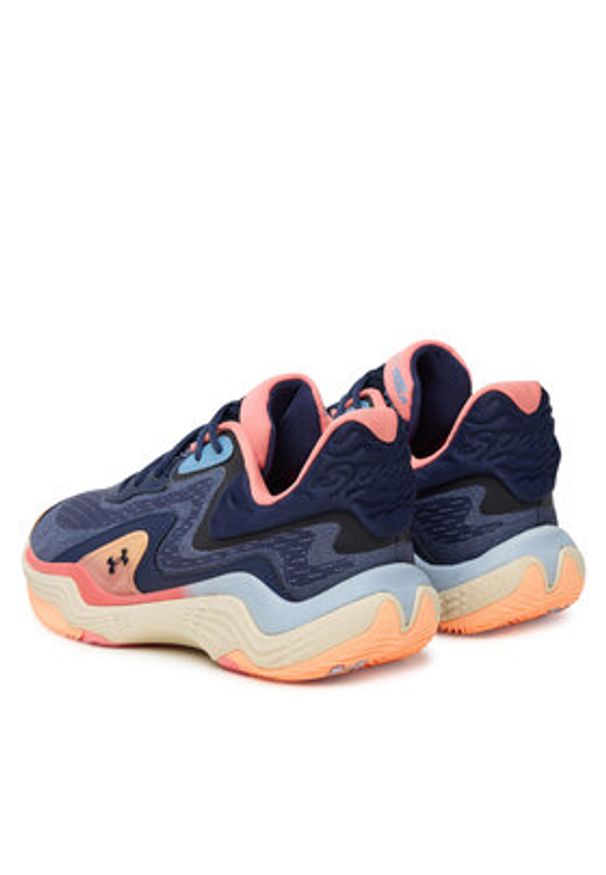 Under Armour Buty do koszykówki UA Spawn 7 3028461 Granatowy. Kolor: niebieski. Materiał: materiał. Sport: koszykówka
