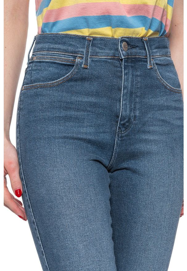 Wrangler - WRANGLER HIGH RISE SKINNY USED TINT W27HTX50H 112128127. Stan: podwyższony