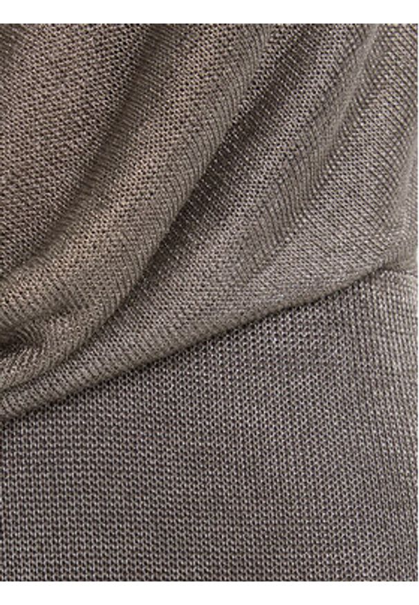 BARDOT - Bardot Sukienka koktajlowa Nola Lurex Cowl 59814DB1 Srebrny Regular Fit. Kolor: srebrny. Materiał: syntetyk. Styl: wizytowy