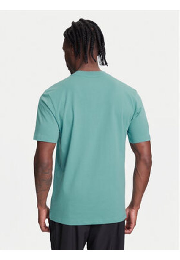 Adidas - adidas T-Shirt Essentials Linear JX5707 Turkusowy Regular Fit. Kolor: turkusowy. Materiał: bawełna