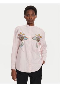 Desigual Koszula Nagano 24WWCW40 Różowy Regular Fit. Kolor: różowy. Materiał: syntetyk, wiskoza #10