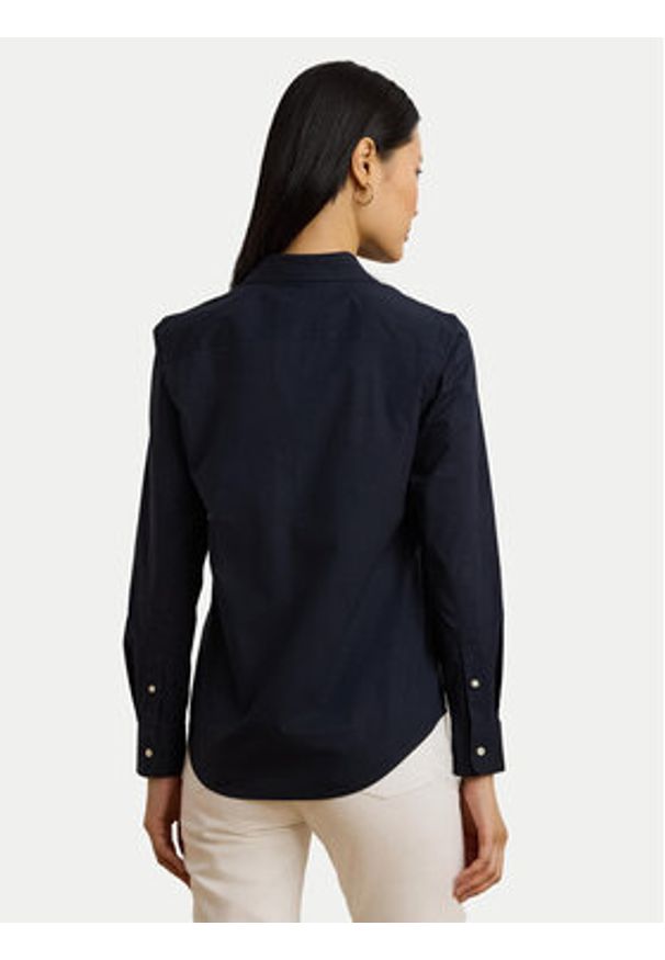 Lauren Ralph Lauren - LAUREN RALPH LAUREN Koszula Easy Care Point Collar 200684553003 Granatowy Regular Fit. Kolor: niebieski. Materiał: syntetyk