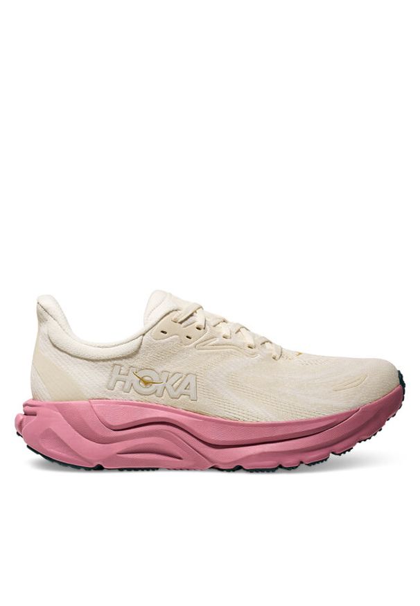 HOKA - Hoka Buty do biegania Arahi 8 1168691 Écru. Kolor: kremowy. Materiał: materiał