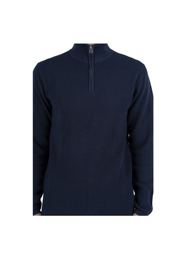 MARCUS - Marcus męski sweter STRIK Langdon Half Zip 21-200161 7577