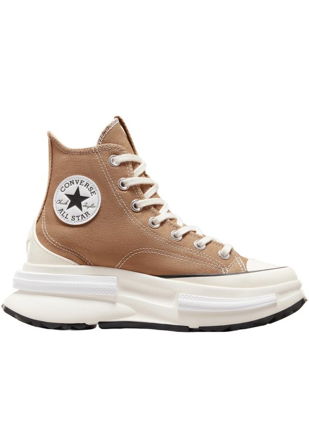 Buty sportowe Converse Run Star Legacy CX Platform. Kolor: brązowy. Materiał: materiał. Obcas: na platformie. Sport: bieganie