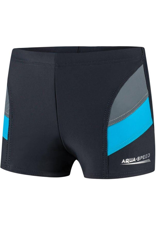 Bokserki pływackie dla dzieci Aqua Speed Andy. Kolor: szary, wielokolorowy, niebieski