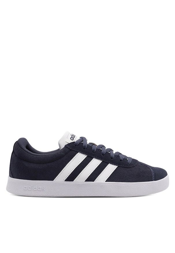 Adidas - adidas Sneakersy VL COURT 2.0 H06113 Granatowy. Kolor: niebieski. Materiał: skóra