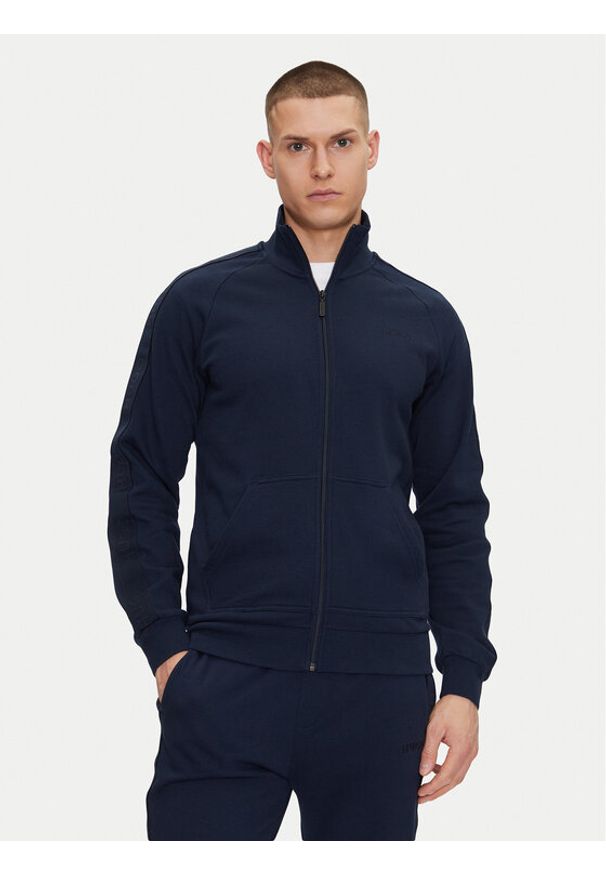 Hugo - HUGO Bluza Liam 50540933 Granatowy Regular Fit. Kolor: niebieski. Materiał: bawełna
