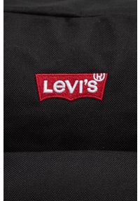 Levi's® - Levi's Plecak męski kolor czarny duży z nadrukiem. Kolor: czarny. Materiał: poliester. Wzór: nadruk. Styl: biznesowy #3