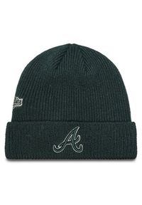 New Era Czapka Atlanta Braves World Series Patch Cuff Knit Beanie 60580730 Zielony. Kolor: zielony. Materiał: akryl, materiał #6