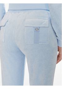 Juicy Couture Spodnie dresowe Heritage Dog JCBBJ223814 Niebieski Slim Fit. Kolor: niebieski. Materiał: welur #5