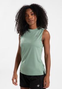 GORILLA WEAR - Mokena Top bez rękawów - Zielony. Kolor: zielony. Długość rękawa: bez rękawów. Sport: fitness