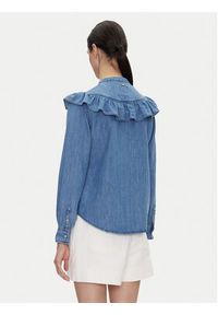 Pepe Jeans Koszula jeansowa Katia PL305092 Niebieski Regular Fit. Kolor: niebieski. Materiał: bawełna #4