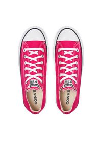 Converse Trampki Chuck Taylor All Star Lift Platform Ox A11539C Różowy. Kolor: różowy. Materiał: materiał. Obcas: na platformie #2