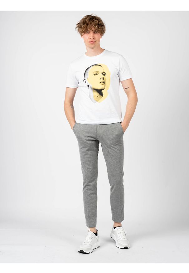 TOMMY HILFIGER - Tommy Hilfiger Spodnie "Bleecker" | MW0MW19857 | Bleecker | Mężczyzna | Szary. Kolor: szary. Materiał: wiskoza, poliester, elastan