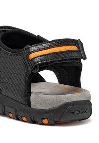 Geox Sandały U Sandal Strada U8224D 0EKBC C4367 Czarny. Kolor: czarny. Materiał: skóra #6