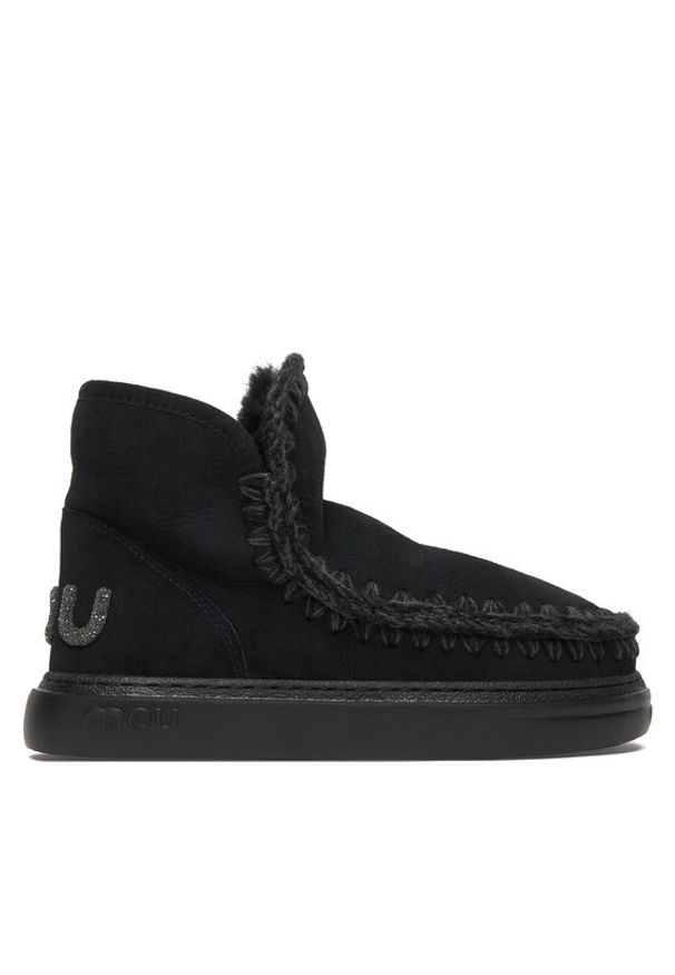 Mou Śniegowce MU.FW411001A Czarny. Kolor: czarny. Materiał: zamsz, skóra