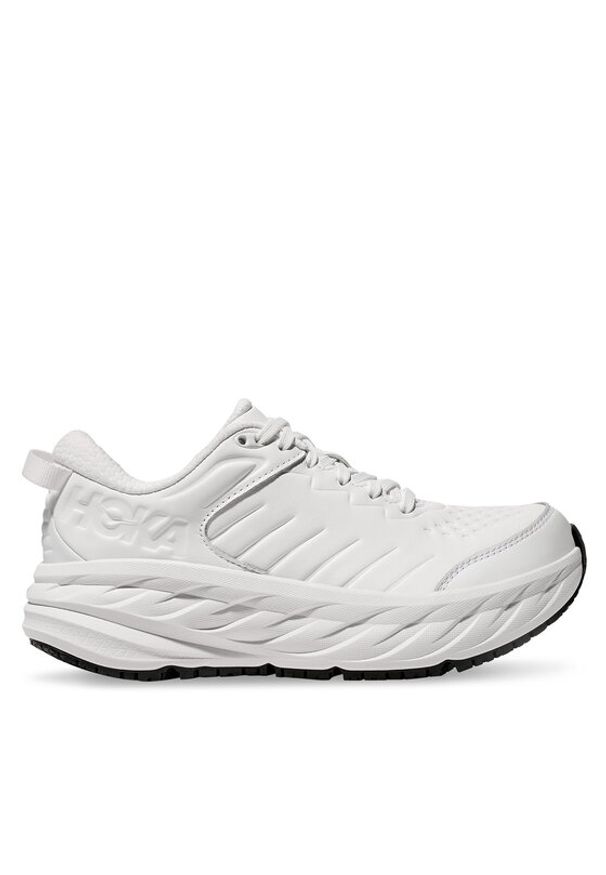 HOKA - Hoka Buty do biegania Bondi Sr 1110521 Szary. Kolor: szary. Materiał: skóra