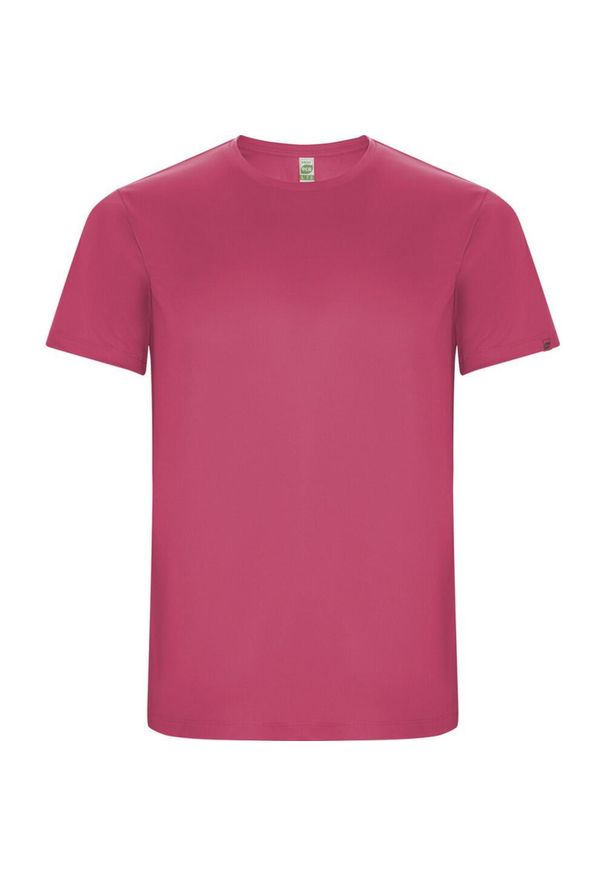 ROLY - Męska Koszulka Sportowa Imola Z Krótkim Rękawem. Kolor: różowy. Długość rękawa: krótki rękaw. Długość: krótkie. Sport: turystyka piesza