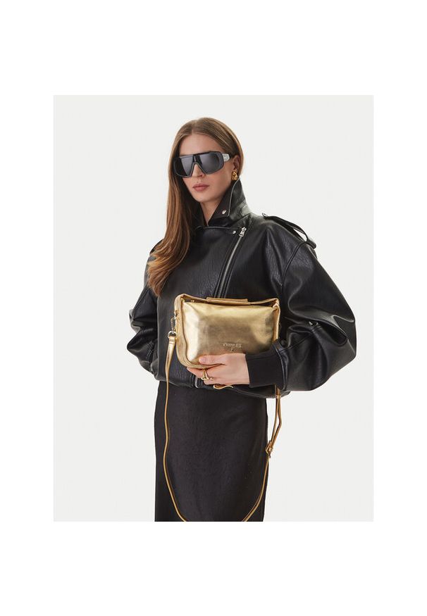 Torebka Patrizia Pepe. Kolor: złoty