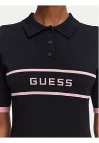 Guess Sukienka codzienna G6YK40 Z1082 Czarny Slim Fit. Okazja: na co dzień. Kolor: czarny. Materiał: wiskoza. Typ sukienki: proste. Styl: casual #4