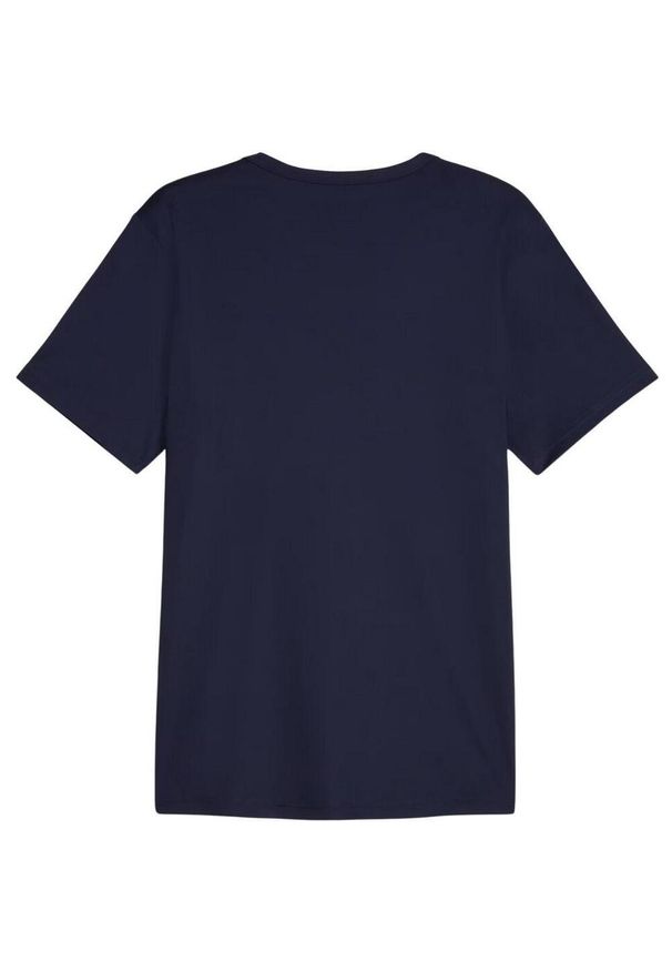 Puma - Męska Koszulka Meczowa TeamRise. Kolor: niebieski. Sport: turystyka piesza