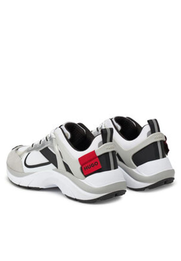 Hugo - HUGO Sneakersy 50541579 Biały. Kolor: biały. Materiał: skóra