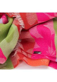 Wittchen - Damski szalik w paski. Kolor: zielony, różowy, wielokolorowy. Materiał: akryl. Wzór: paski. Styl: elegancki #3