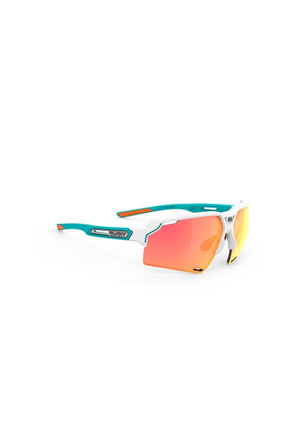 Okulary Rudy Project DELTABEAT WHITE EMERALD MATTE - Multilaser Orange. Kolor: brązowy. Sport: turystyka piesza