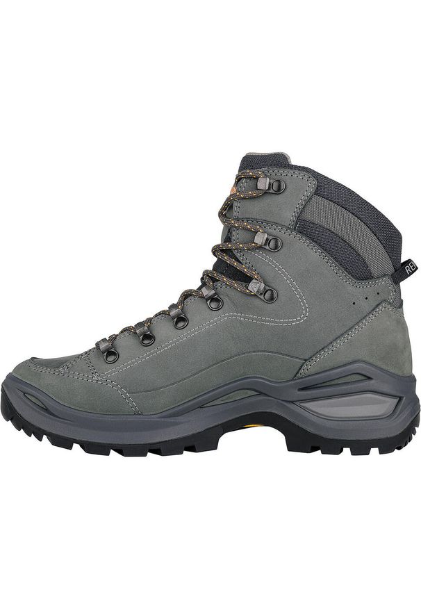 Buty trekkingowe damskie Lowa Renegade Evo Mid Gtx. Wysokość cholewki: za kostkę. Kolor: szary. Materiał: skóra. Szerokość cholewki: normalna