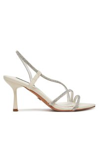 Nine West Sandały R25SS019000 Écru. Kolor: kremowy. Materiał: materiał #1