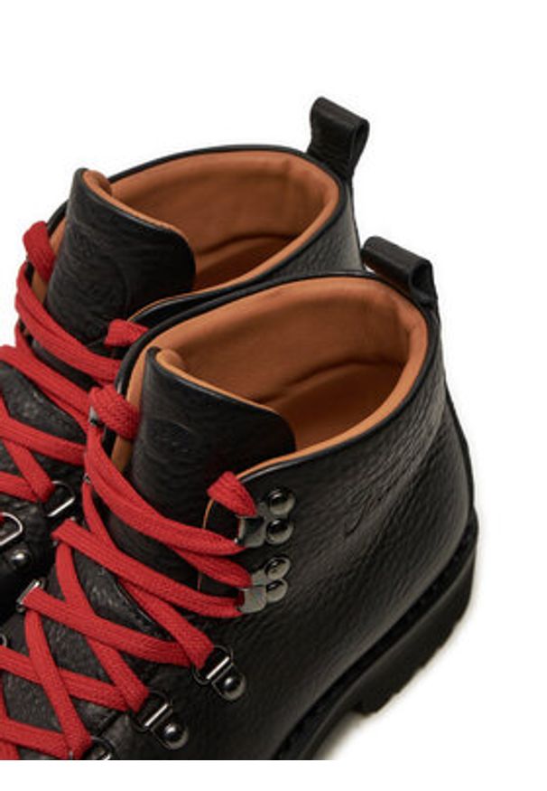 Fracap Trapery Magnifico M120 Czarny. Kolor: czarny. Materiał: skóra