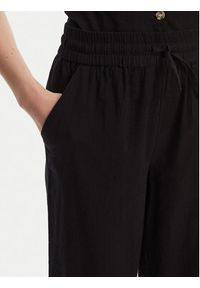 Vero Moda Spodnie materiałowe Caia 10333796 Czarny Wide Leg. Kolor: czarny. Materiał: bawełna
