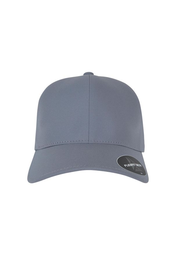 FLEXFIT - Czapka bejsbolówka Flexfit Delta. Kolor: szary. Styl: elegancki, sportowy