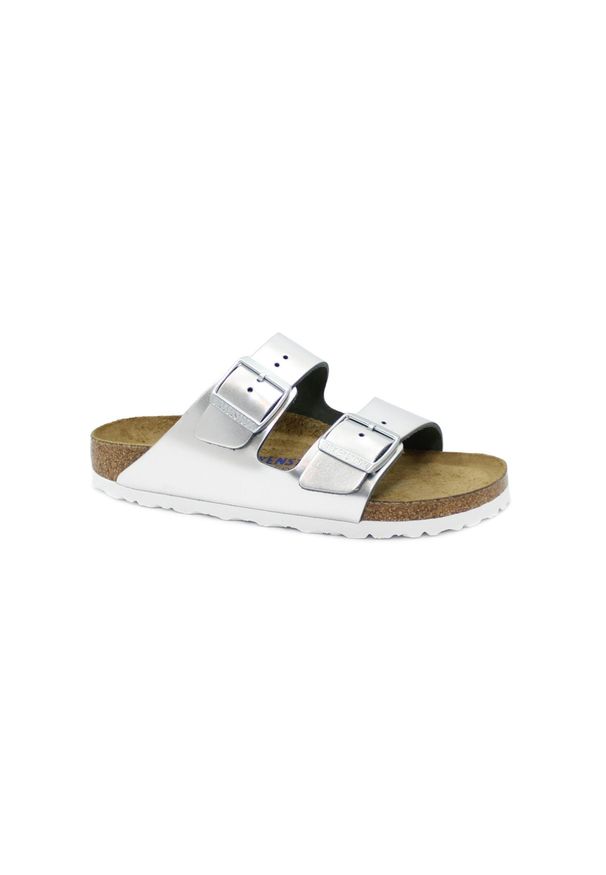 Klapki damskie Birkenstock Arizona. Kolor: szary. Materiał: syntetyk, materiał