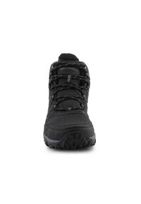 Buty trekkingowe męskie Merrell West Rim Sport Mid Gtx. Zapięcie: sznurówki. Kolor: czarny. Materiał: materiał, syntetyk, tkanina. Szerokość cholewki: normalna